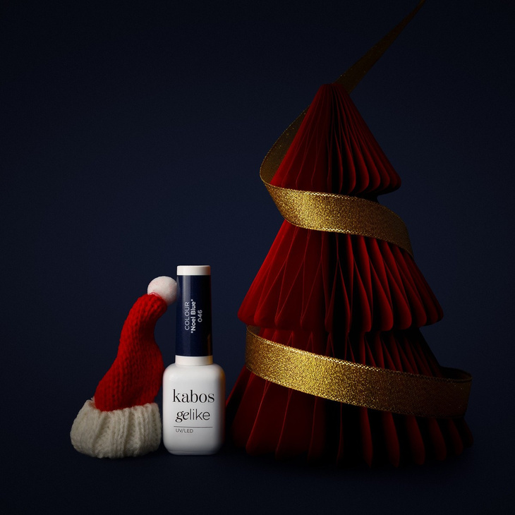 Lakier hybrydowy Kabos Gelike 046 Noel Blue 8 ml