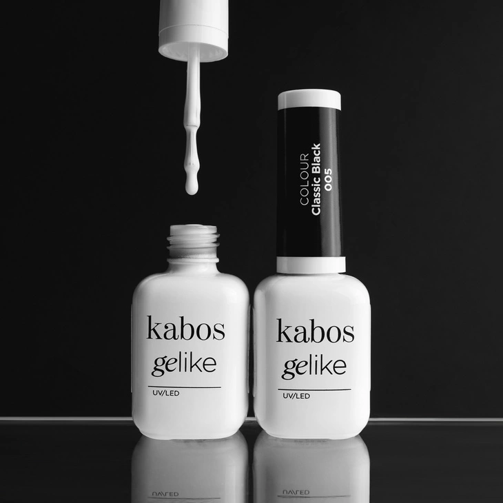 Lakier hybrydowy Kabos Gelike 001 Classic White 8 ml