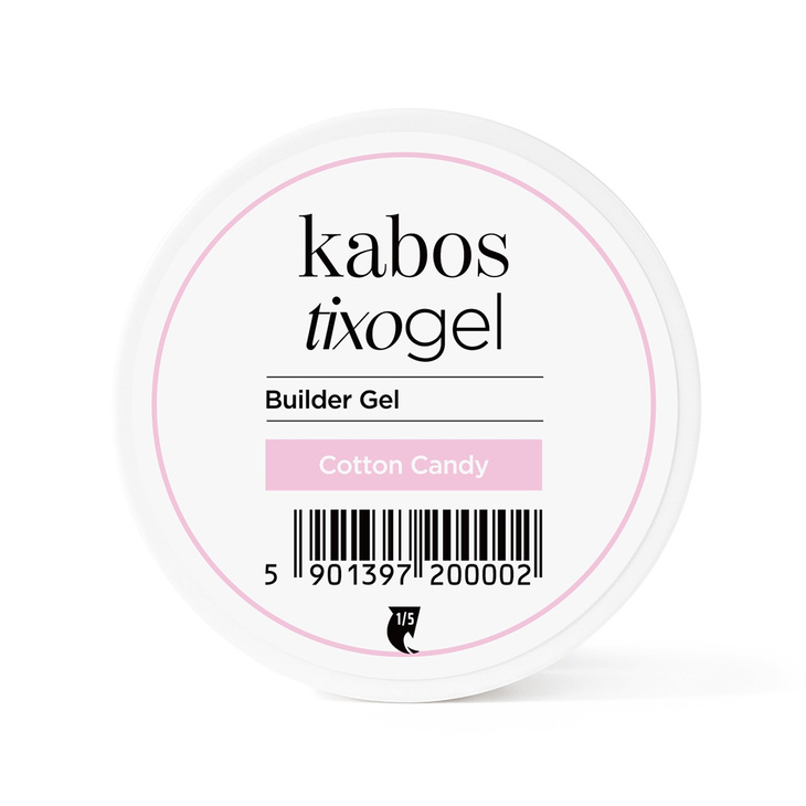 Żel budujący z tiksotropią Kabos Tixogel Builder Gel UV/LED Cotton Candy 15g
