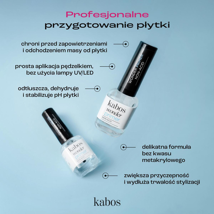 Primer bezkwasowy Kabos Wonder Primer 10 ml