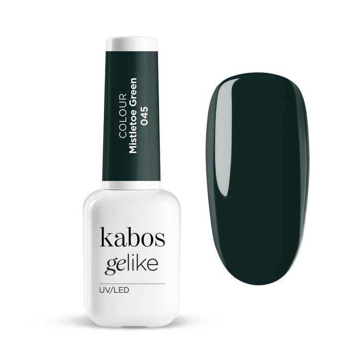 Lakier hybrydowy Kabos Gelike 045 Mistletoe Green 8 ml