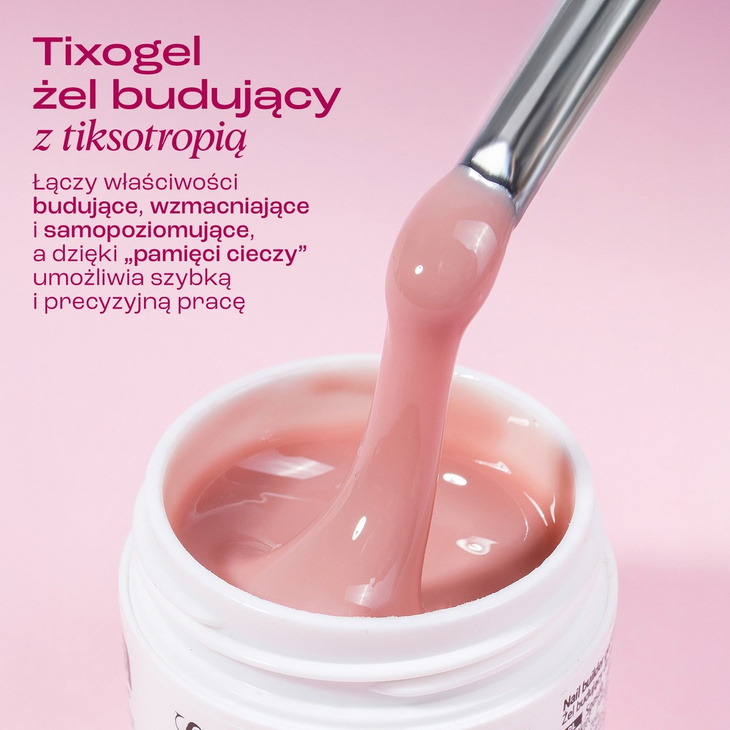 Żel budujący z tiksotropią Kabos Tixogel Builder Gel UV/LED Full Beige 15g