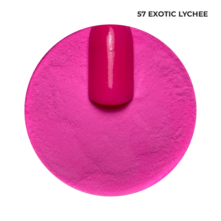 Proszek do manicure tytanowego - Magic Dip System 57 Exotic Lychee 20g