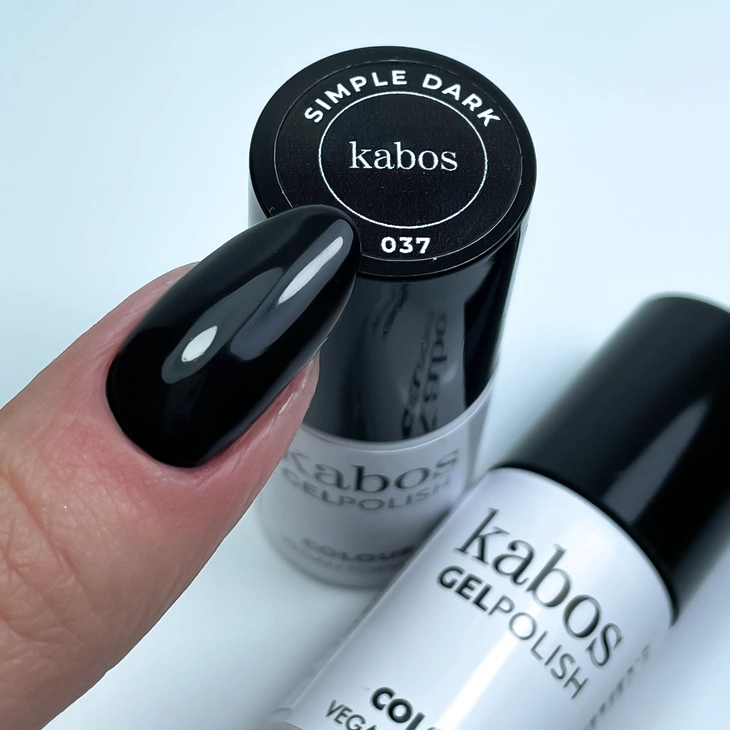 Lakier hybrydowy - Kabos GelPolish 037 Simple Dark 5ml