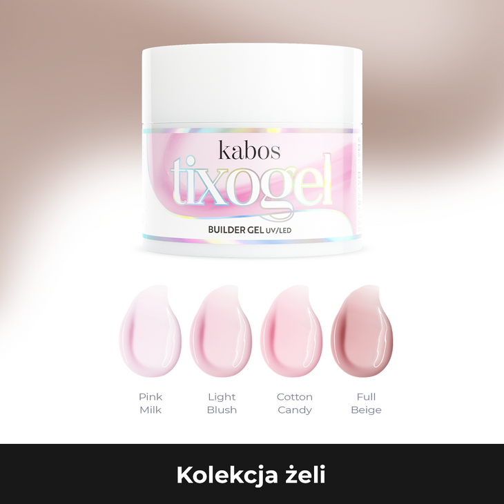 Kolekcja żeli z tiksotropią Tixogel Builder Gel