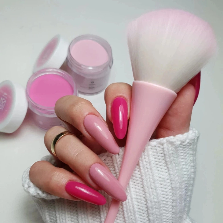 Proszek do manicure tytanowego - Kabos Magic Dip System 14 Minnie Mouse 20g