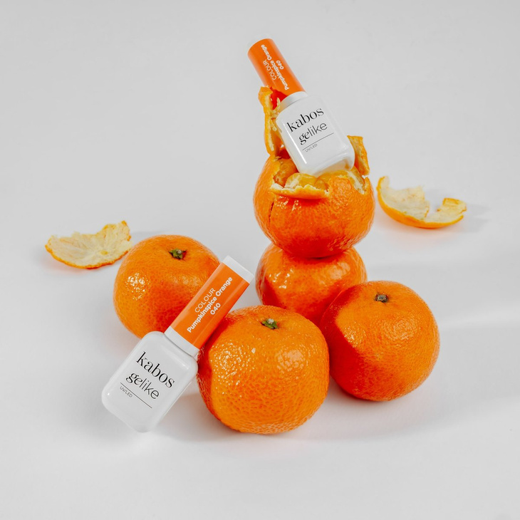 Lakier hybrydowy Kabos Gelike 040 Pumpkinspice Orange 8 ml