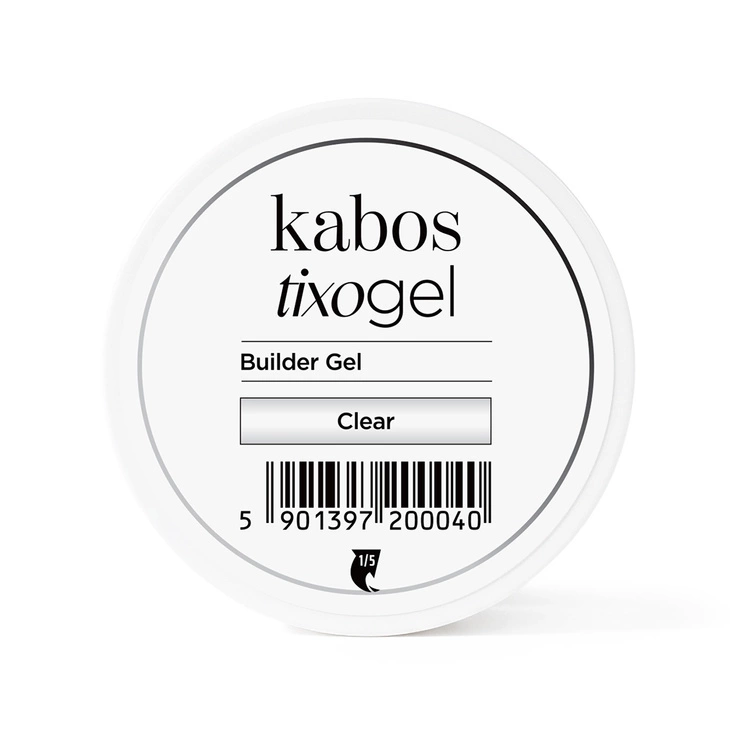 Żel budujący z tiksotropią Kabos Tixogel Builder Gel UV/LED Clear 15 g
