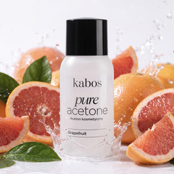 Aceton kosmetyczny do paznokci Kabos 150 ml o zapachu grejpfruta
