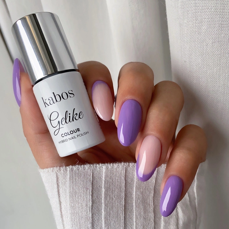 Lakier hybrydowy Kabos Gelike Violet Milk 5ml