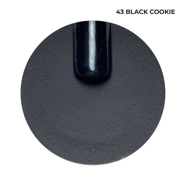 Proszek do manicure tytanowego - Kabos Magic Dip System 43 Black Cookie 20g