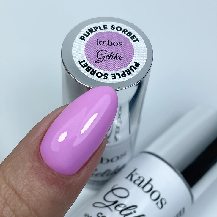 Lakier hybrydowy Kabos Gelike Purple Sorbet 5ml