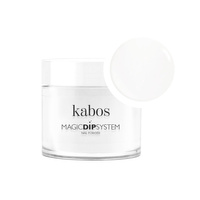 Proszek do manicure tytanowego - Kabos Magic Dip System 02 White French 20g