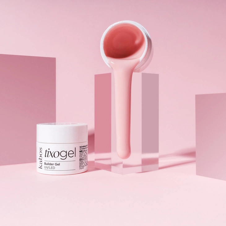 Żel budujący z tiksotropią Kabos Tixogel Builder Gel UV/LED Light Blush 15g