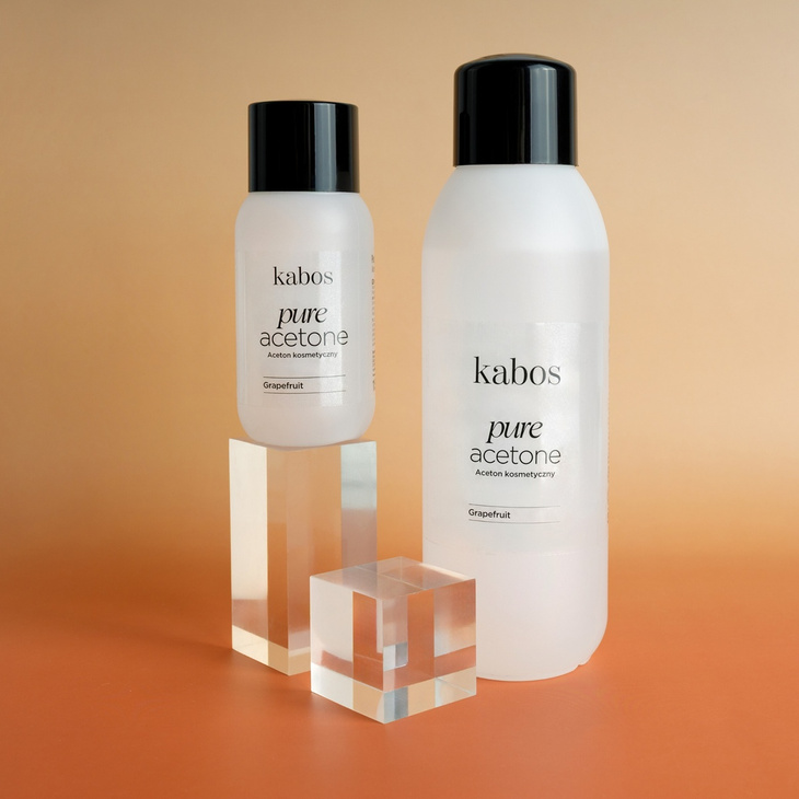 Aceton kosmetyczny do paznokci Kabos 500 ml o zapachu grejpfruta