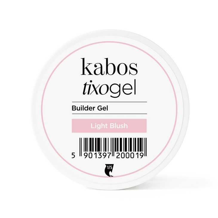Żel budujący z tiksotropią Kabos Tixogel Builder Gel UV/LED Light Blush 15g