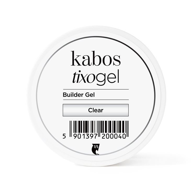 Żel budujący z tiksotropią Kabos Tixogel Builder Gel UV/LED Clear 15 g