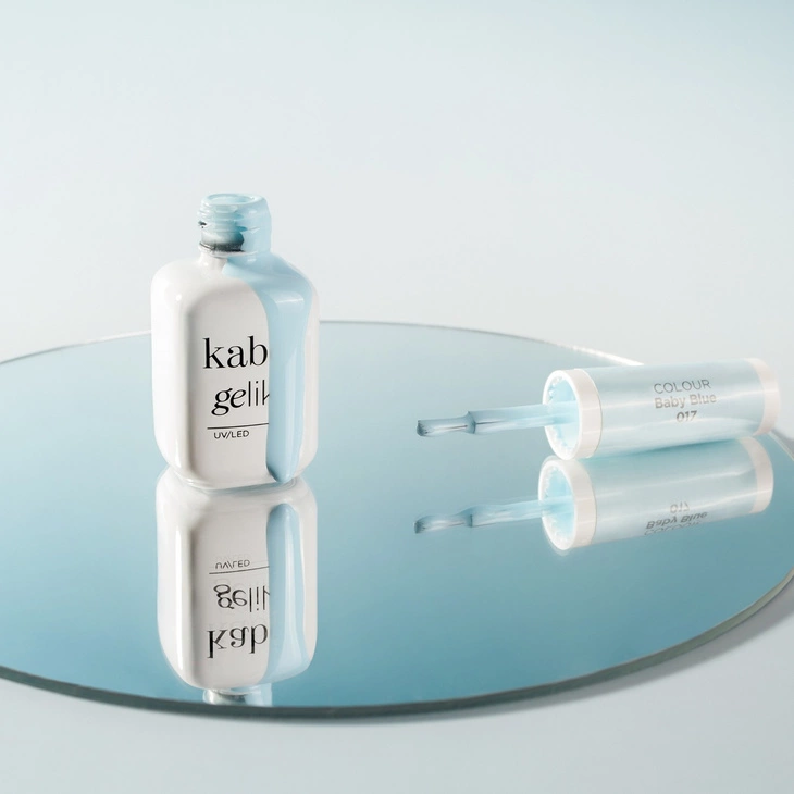 Lakier hybrydowy Kabos Gelike 017 Baby Blue 8 ml