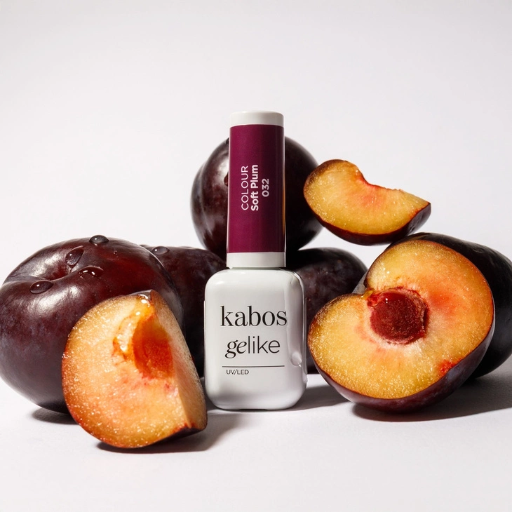 Lakier hybrydowy Kabos Gelike 032 Soft Plum 8 ml