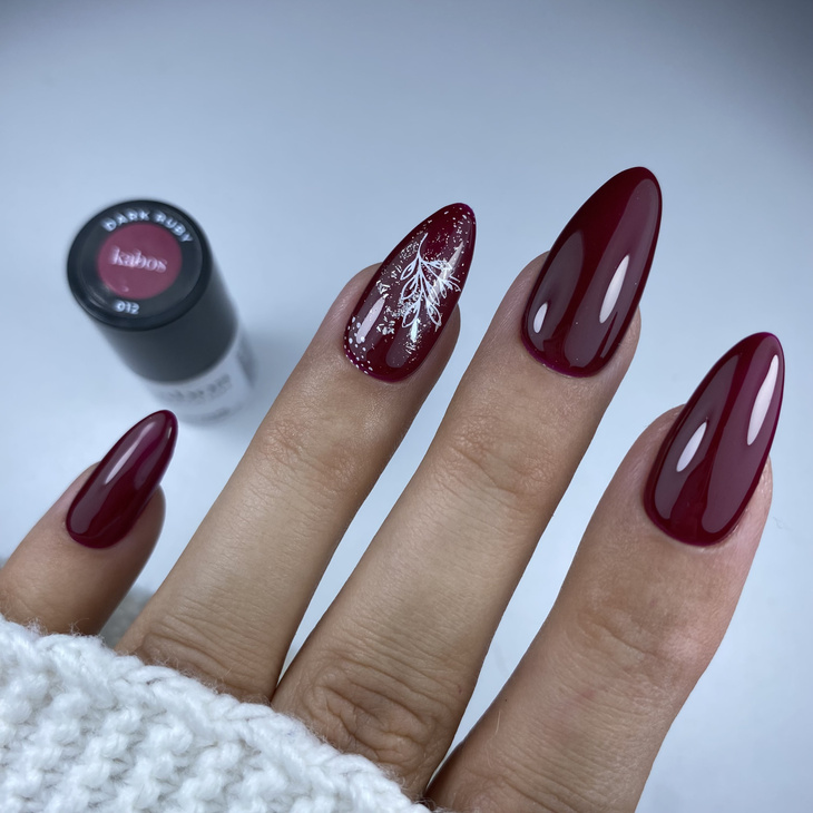 Lakier hybrydowy - Kabos GelPolish 012 Dark Ruby 5ml