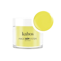 Proszek do manicure tytanowego - Kabos Magic Dip System 40 Yellow Lemon 20g