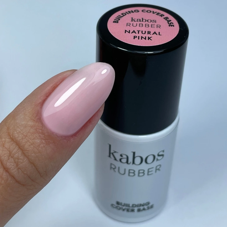 Kauczukowa baza budująca Kabos Rubber Building Cover Base – Natural Pink 8ml