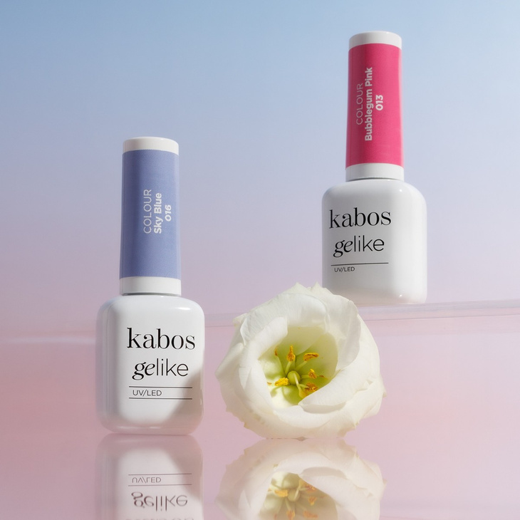 Lakier hybrydowy Kabos Gelike 016 Sky Blue 8 ml