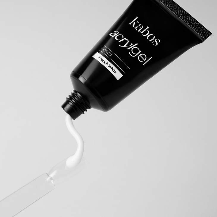 2in1 Akrylożel do paznokci Kabos French White 30 g