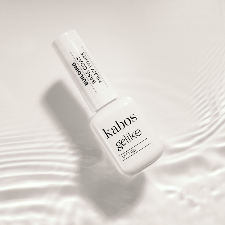 Kolorowa baza budująca Kabos Gelike Building Base Coat Milky White 10 ml
