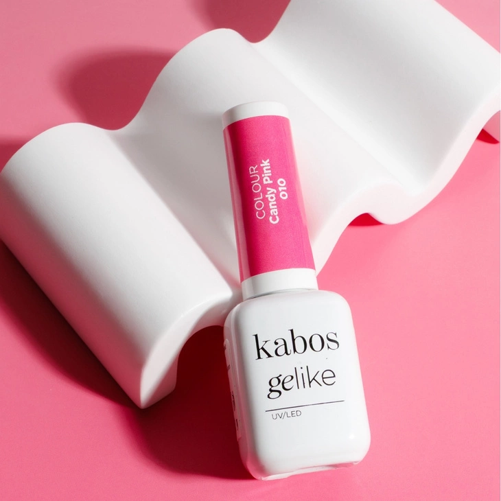 Lakier hybrydowy Kabos Gelike 010 Candy Pink 8 ml
