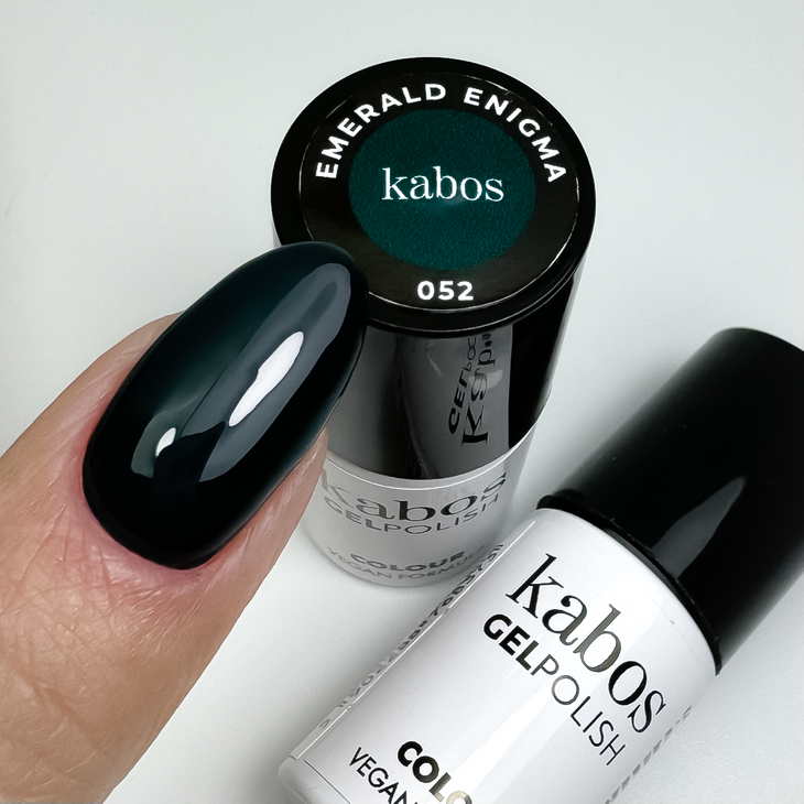 Lakier hybrydowy - Kabos GelPolish 052 Emerald Enigma 5ml 