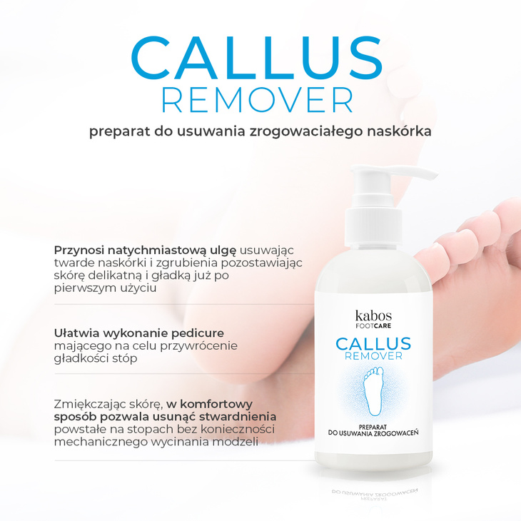 Callus Remover preparat do usuwania zrogowaciałego naskórka 118 ml