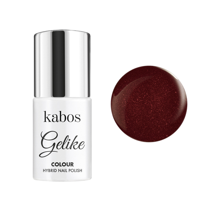 Lakier hybrydowy Kabos Gelike Dark Rosso 5ml