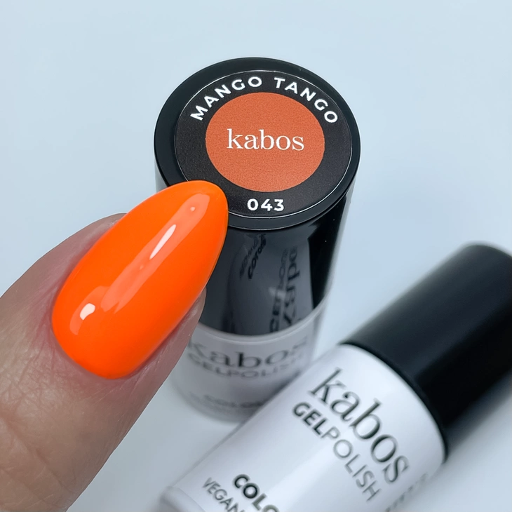 Lakier hybrydowy - Kabos GelPolish 043 Mango Tango 5ml