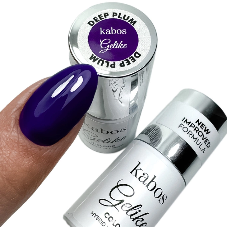 Lakier hybrydowy Kabos Gelike Deep Plum 5ml