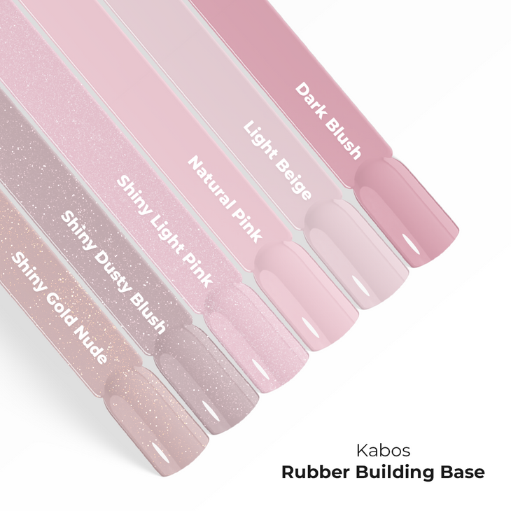 Kauczukowa baza budująca Kabos Rubber Building Cover Base – Shiny Dusty Blush 8ml