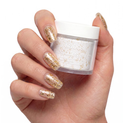 Puder do manicure tytanowego Kabos MDS 056 Gold Flakes 20 g