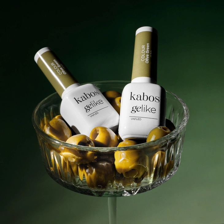 Lakier hybrydowy Kabos Gelike 039 Olive Green 8 ml