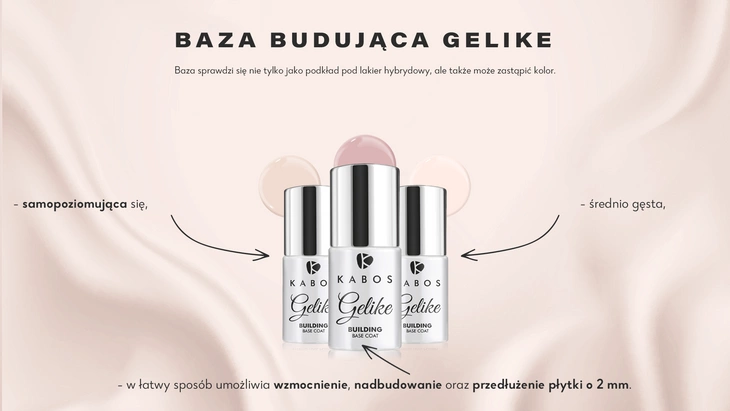 Budująca baza hybrydowa Kabos Gelike Be Natural 8ml