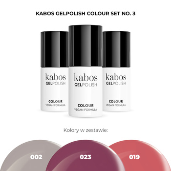Kabos GelPolish Colour Set No. 3