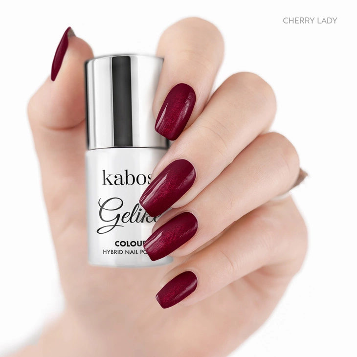 Lakier hybrydowy Kabos Gelike Cherry Lady* 5ml