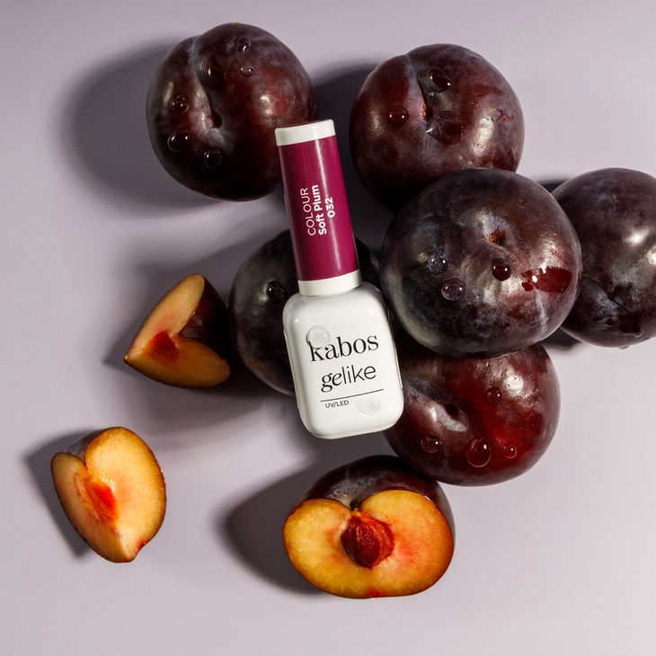 Lakier hybrydowy Kabos Gelike 032 Soft Plum 8 ml
