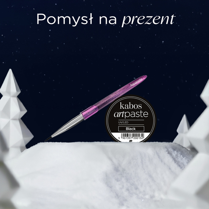 Zestaw Kabos Gelike: ArtPaste Black i pędzelek Brush Aquarelle 