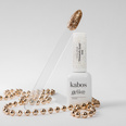 Lakier hybrydowy Kabos Gelike 043 Firework Gold z brokatem 8 ml