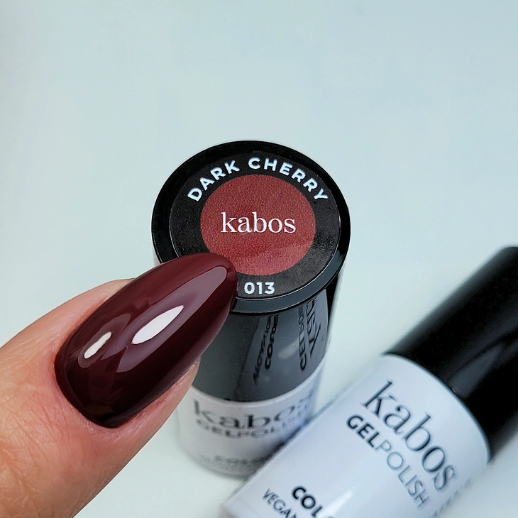 Lakier hybrydowy - Kabos GelPolish 013 Dark Cherry 5ml