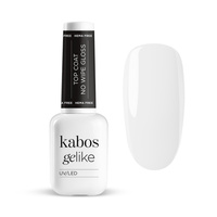Top Hybrydowy Kabos Gelike Top Coat No Wipe Gloss 10 ml