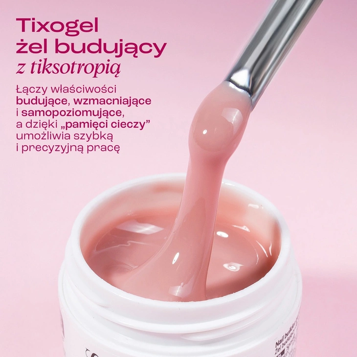 Żel budujący z tiksotropią Kabos Tixogel Builder Gel UV/LED Full Beige 15g