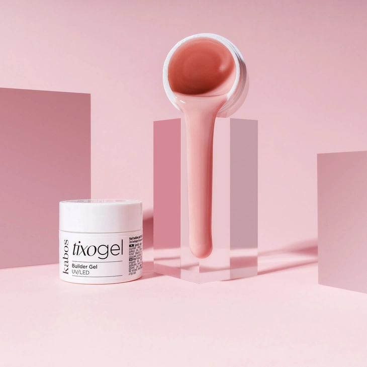 Żel budujący z tiksotropią Kabos Tixogel Builder Gel UV/LED Full Beige 15g