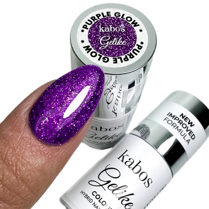 Lakier hybrydowy Kabos Gelike Purple Glow 5ml