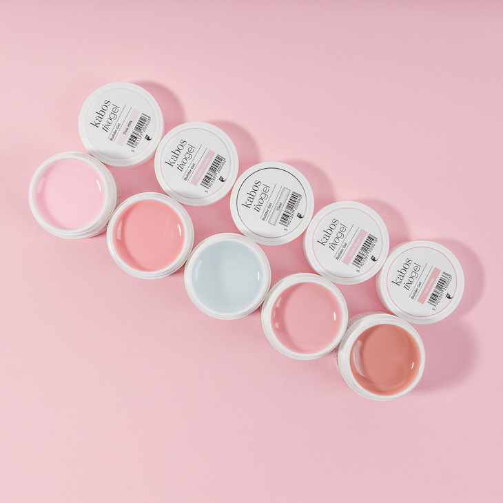 Żel budujący z tiksotropią Kabos Tixogel Builder Gel UV/LED Light Blush 15g